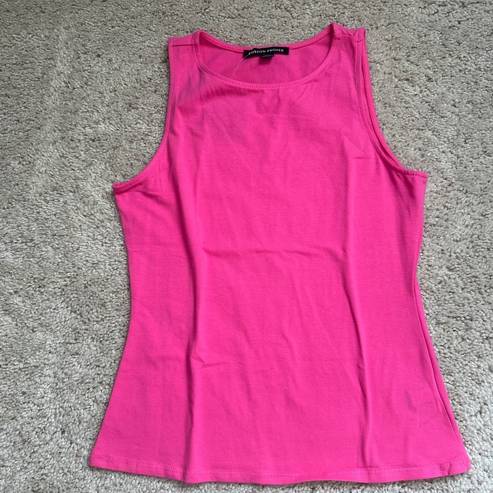 NWT Boston Proper So Sexy High Neck Tank Knit Top size medium (183)